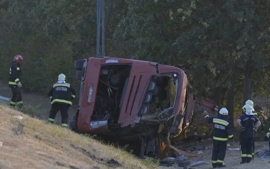 Wypadek polskiego autokaru na Węgrzech